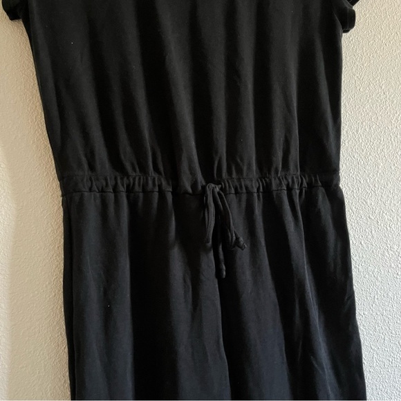 MADEWELL MWL Breeze Drawstring Black Short Sleeve Jumpsuit Size Extra Small - Picture 6 of 10